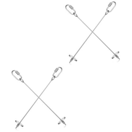 MERRYHAPY 4 Stück Obstgabel aus Edelstahl Leckerchenhalter für Vögel Gemüsesticks für den Käfig Wellensittich-Speisespieß Vogelspieß Wellensittichspielzeug Sittich-Futter Rostfreier Stahl von MERRYHAPY