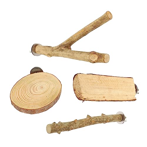 MERRYHAPY 4stücke Papageien Sitzstangen Aus Holz Kauspielzeug Für Sittiche Und Vögel Für Käfige Fördert Aktivität Und Spielspaß Installieren Stabil Und Zuverlässig MERRYHAPY 4stücke Papageien Sitzstangen Aus Holz Kauspielzeug Für Sittiche Und Vögel Für Käfige Fördert Aktivität Und Spielspaß Installieren Stabil Und Zuverlässig von MERRYHAPY