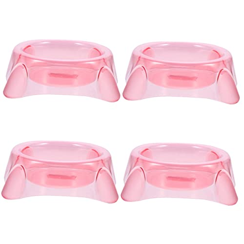 MERRYHAPY 4 Stück hundefutternapf hundenapf Erhöhter Katzennapf Hund Katze schüssel Hund wassernapf pet Bowl Hunde kotbeutel katzenfutter Futternapf für Hunde hundefutterspender Abs Rosa von MERRYHAPY