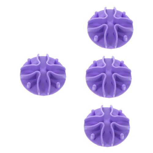 MERRYHAPY 4 Stück langsamer Zubringer Slow Feeder Hundenäpfe einsetzen Langsamer Feeder-Einsatz für Haustiere pet Supplies Hunde kotbeutel Verlangsamung des Futternapfs für Haustiere Violet von MERRYHAPY