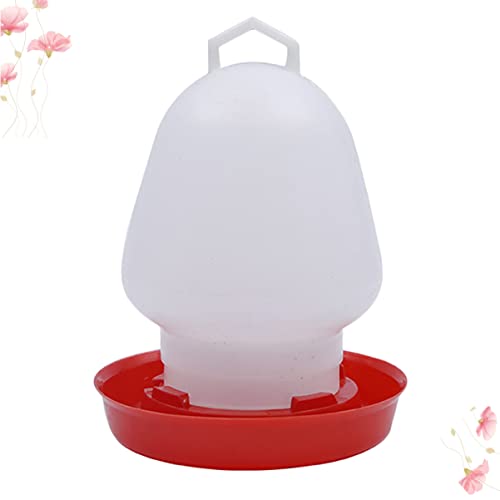 MERRYHAPY 5St Hühnertrinker geflügel tränke wasserzapfsäule wasserverteiler Water Dispenser trinkbrunnen Kleiner Vogelhäuschen Entenstall Wasserflasche Wachteltrinker Wassertrinker Weiß von MERRYHAPY