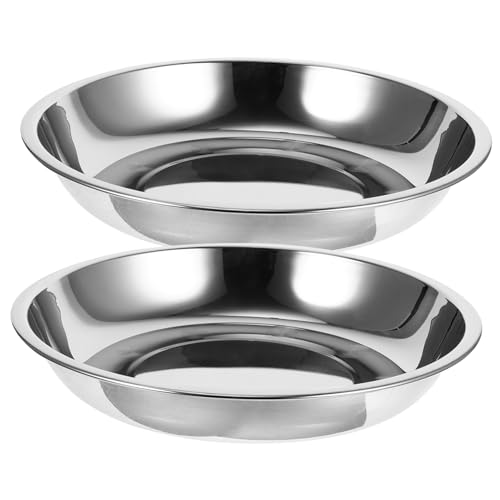 MERRYHAPY 6 STK Katzennapf aus Edelstahl Futternapf für Welpen Katzenfutterteller Dog Bowl Hunde schüssel katzennäpfe Innennäpfe für Haustiere Haustiernäpfe für den Haushalt Rostfreier Stahl von MERRYHAPY