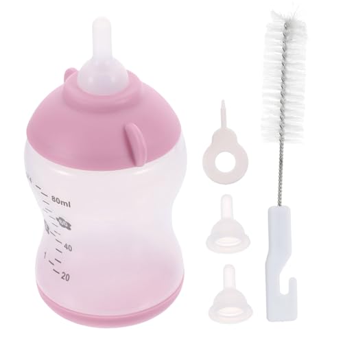 MERRYHAPY 6 Sätze Welpen Fütterung Flasche Hamster-nährflasche Klare Wachsdosen Milchaustauscher Für Welpen Katze Fütterung Flasche Kleine Stillflaschen Für Haustiere Kätzchen Kieselgel Rosa von MERRYHAPY