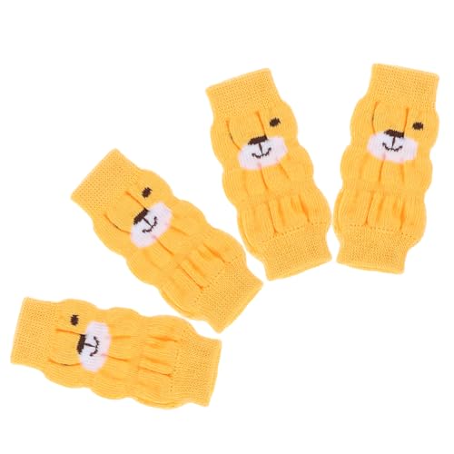 MERRYHAPY 8 STK Haustier socken Cartoon Hundesocken Socken für Haustiere und Besitzer Beinwärmer für Hunde und Katzen Hundebein Anti-Rutsch-Leggings für Hunde Beinschutz für Welpen Polyester von MERRYHAPY