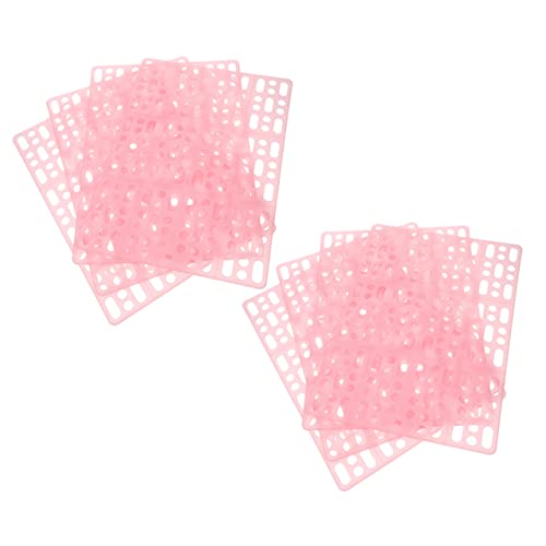 MERRYHAPY 8st Spleißen Der Bodenmatte Kaninchenmatte Hasenpads Für Den Haushalt Hasenkäfige Chinchilla-lochmatten Bodenmatte Für Haustier Nistmatten Hasenkäfigmatte Hasenpfoten Rosa Plastik von MERRYHAPY