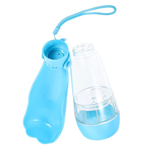 MERRYHAPY Auslaufsichere Tragbare Hundetrinkflasche Mit Integriertem Wassernapf Ideal Für Reisen Und Outdoor Aktivitäten Futterflasche Für Hunde Und Welpen Leicht Und Handlich von MERRYHAPY