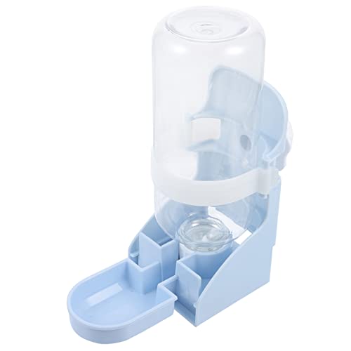 MERRYHAPY Automatischer Wasserspender Für Katzen 500ml Hängender Trinkbrunnen Abnehmbarer Wassernapf Blauer Pet Feeder Für Katzen Kaninchen Und Hunde Ideal Für Den Gebrauch Im Käfig von MERRYHAPY