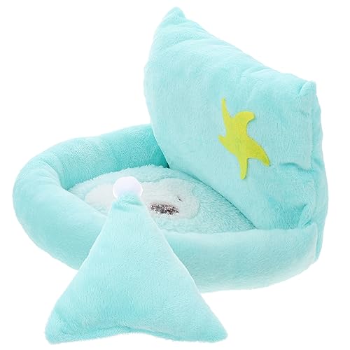 MERRYHAPY Baumwollnest für Haustiere kuschelhöhle haustierbett Plüsch Sugar Glider Bett Hasenspielzeug Plüschtier Spielzeuge Schlafbett für kleine Haustiere Meerschweinchen warmes Bett von MERRYHAPY