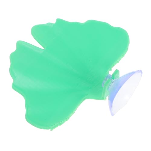 MERRYHAPY Betta Ruhende Blätter Blätter Meerschale Nacht Licht Würfel Schnalle Strsestone Gestaltet Haarclip Tulp Nachtlicht Blatt Clip Fischtank Accessoires Fisch Ruhestelle Abs von MERRYHAPY