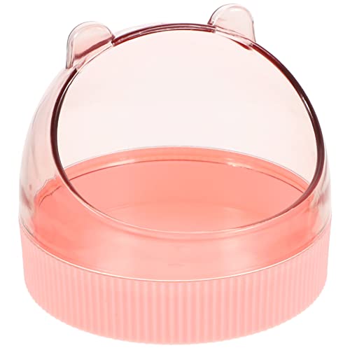 MERRYHAPY Futternapf Für Kleintiere Kaninchenfutter Hamsterwasser Igel Liefert Sicherer Wassernapf Für Hamster Igelschale Chinchilla-schüssel Rattenzubehör Käfigrattenschüssel Acryl Rosa von MERRYHAPY