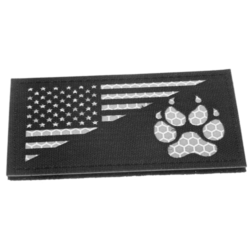 MERRYHAPY Geschirr-Patch hundegurt hundelaufband Hunde Kleidung hundehalsbänder Hunde Accessoires Taktische Weste Dekoration Aufnäher für Haustierweste zubehör für hundegeschirre Nylon von MERRYHAPY