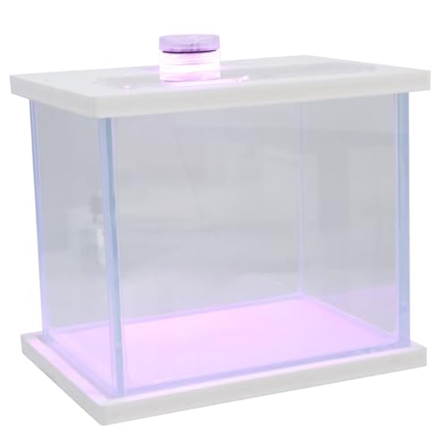 MERRYHAPY Glas Landschaftsgestaltung Aquarium Transparente Fischtank Goldfische Fischtankdekor von MERRYHAPY