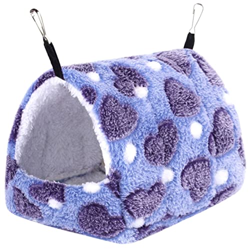 MERRYHAPY Hängematte für Hamster hamsterbett haustierbett Hamsternest Hamster-Aktivitätsspielzeug Guinea Schlafsack Hängebett aus Baumwolle für Haustiere Rattenhängematte für Käfig von MERRYHAPY