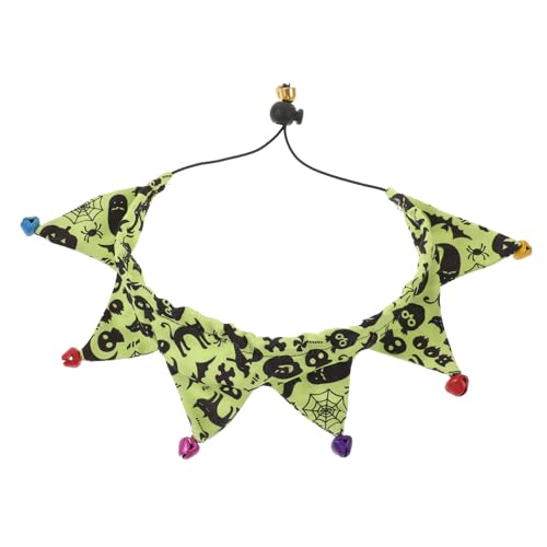 MERRYHAPY Halloween-katzenschal Haustierhalsband-dekor Welpenhalsband Katze Hundehalsband Haustier Hundehalsband Dekoratives Hundehalsband Haustier-kätzchen-Halsband Katzenhalsband Polyester von MERRYHAPY