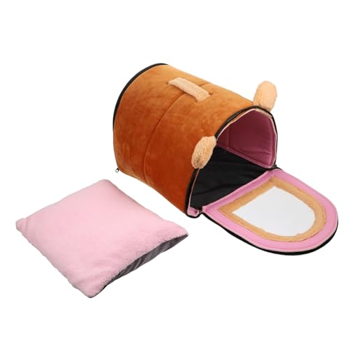 MERRYHAPY Hamster Baumwollnest Haustier warmes Nest schlafendes Nest Eichhörnchen-Kaninchen-Bett Vogelnest hamsterbett haustierbett Schlafsack Hamsterkäfig Winterwarmes Hamsternest Baumwolle von MERRYHAPY