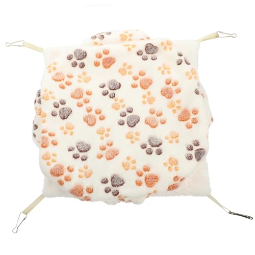 MERRYHAPY Hamster Hängematte Bett für kleine Haustiere Meerschweinchenbett aufhängen hamsterbett Kleintier Schlafplatz Schlafsack Betten für Meerschweinchen Schlafbetten für Ratten Flanell von MERRYHAPY