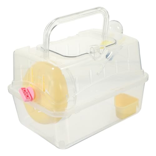 MERRYHAPY Hamster Käfig Hamsterkäfig Mauskäfig Reisetasche Für Hamster Transportbox Für Hamster Tragetasche Für Hamster Reisebox Für Hamster Reisekäfig Für Hamster Transportbox Kleintiere von MERRYHAPY