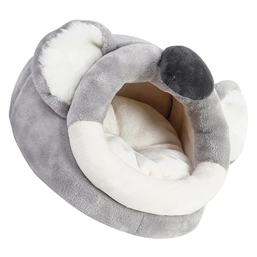 MERRYHAPY Hamsternest nagerhaus haustierbett Kleintierkäfig pet Bed warmes der Ratte Cartoon-Hamster-Höhlenhaus Plüschtier Spielzeuge kleines Haustiernest Haustier warmes Bett Flanell von MERRYHAPY