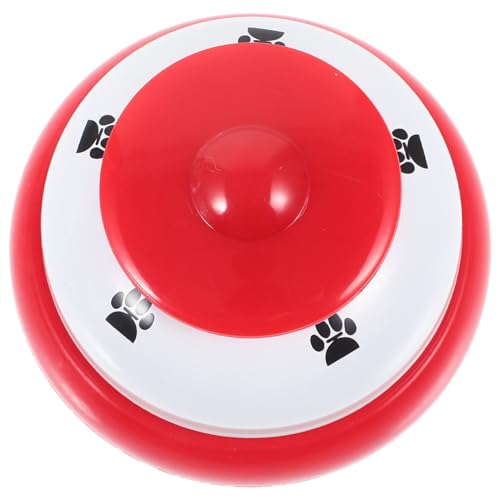 MERRYHAPY Haustier Glocke Hunde Training hundetraining Haustiertricks Haustier Intelligenzspielzeug Hunde erziehung Türklingel Interaktives Spielzeug für Hunde Katze drückt Glocke Plastik von MERRYHAPY