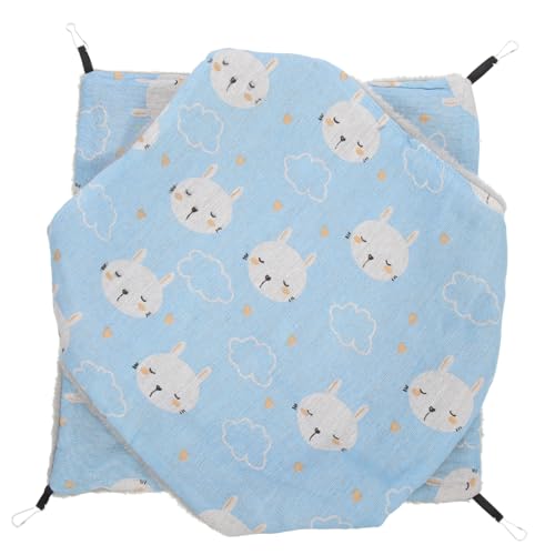 MERRYHAPY Haustier Hängematte Hamster Schlafplatz Kleintier Schlafplatz Haustiere hängendes Bett Hängemattenbett für Haustiere Schlafsack Haustierbett-Hängematte Haustierbetten Samt von MERRYHAPY