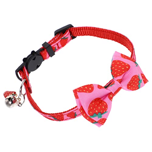 MERRYHAPY Zubehör Katzenhalsband Schleife Wiederverwendbares Welpenhalsband Leichtes Hundehalsband Nylonmaterial Verstellbares Halsband von MERRYHAPY