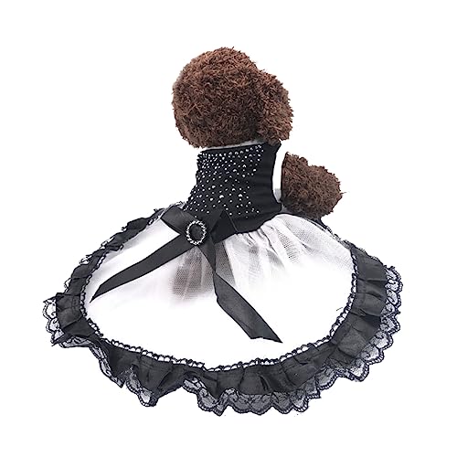 MERRYHAPY Haustierkleid Hund Haustier-Hundekleidung Massageroller für Hunde der Hund XXL hundekleidung Dog Costume hundekostüme für Hunde Party-Hund-Spitzenkleid Hund Kleid Tuch von MERRYHAPY