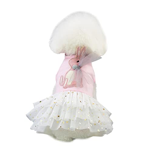 MERRYHAPY Haustierrock Hundegeburtstags-Outfit Haustier-gänseblümchen-Kleidung Hochzeitskostüm Für Haustiere Welpenkleiderrock Kleines Hundekleid Tutu-hundeweste Aus Welpenkleidung Rosa von MERRYHAPY