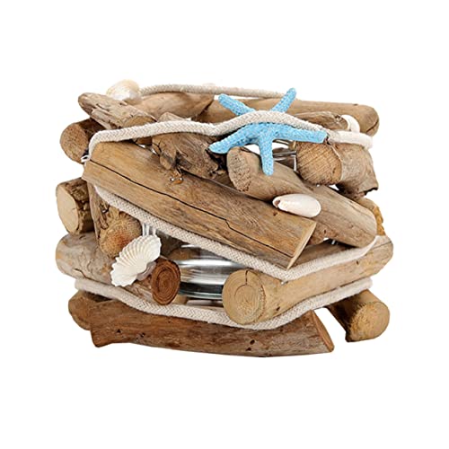 MERRYHAPY Holz Blumentopf Handy Ständer Pflanzgefäß Zubehör Pflanzen Deko Baumstamm Pflanzgefäße Fensterbank Blumentopf Topf Bonsai Terrarium Ornament Desktop Pflanzgefäß von MERRYHAPY