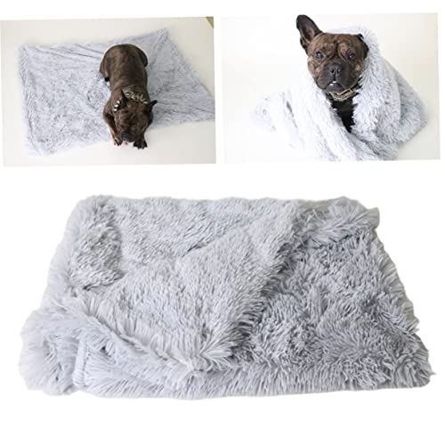 MERRYHAPY Hund Plüschmatte pet bed haustierfeldbett Haustierzubehör Haustierreisebett Haustierpflege Haustier Hundematte Haustier-Plüschunterlage Fell Plüschmatte für Haustier Haustiermatte von MERRYHAPY