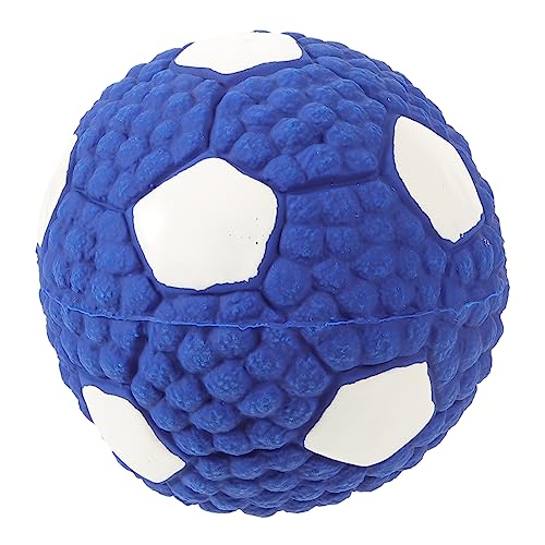 MERRYHAPY Hund Quietschiger Fußballspielzeughund Molkulenspielzeug Lustiger Hund Bitting Ball Spielzeug Hunde Zahnen Ball Spielzeug Haustier Spielzeug von MERRYHAPY