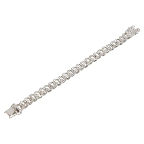 MERRYHAPY Halskette Hundeleinenhalsband Hund Mit Diamanthalsband Mode Zinklegierung Diamantkette 16c Halsketten von MERRYHAPY