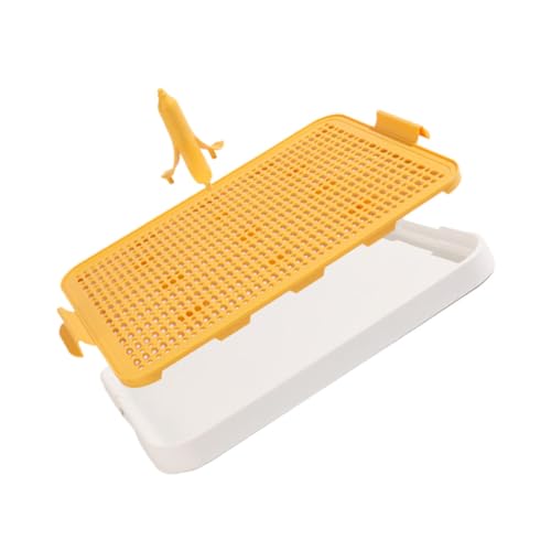 MERRYHAPY Hundetoilette pet Supplies Dog Poop Bag Holder hundetraining Hunde Training Dog Toilet dogbed Töpfchenhalter Hundestreu verdickte Welpentoilette Haustier-Welpen-Versorgung Yellow von MERRYHAPY