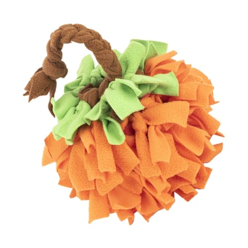 MERRYHAPY Hund Snuffle Spielzeug Kürbis Snuffle Für Hunde Hund Kauspielzeug Snuffle Pet Sniffing Bequemes Puzzle von MERRYHAPY