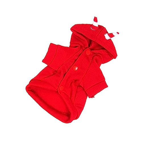 MERRYHAPY Partykleidung für Haustiere Welpenwinterkleidung für Hunde Halloweenkostüm Halloween kostüm Welpenkleidung Hundebedarf Weihnachten Hundekleidung Sweatshirt Jacke mit Hut von MERRYHAPY