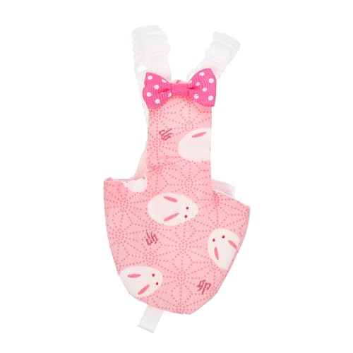 MERRYHAPY Papagei Pinkelmatte wiederverwendbarer Papagei Papageienwindel Vogelkostüm Papageienkleidung Papageien-Accessoires Spielzeug Vogelwindel dekorative Vogelkleidung Baumwolle Rosa von MERRYHAPY