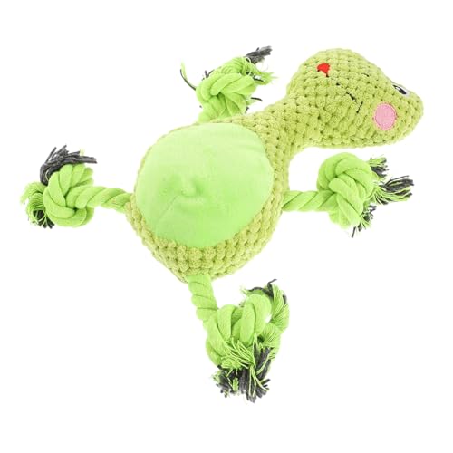 MERRYHAPY Plüsch Kauspielzeug Für Hunde Stofftier Für Welpen Interaktives Haustierspielzeug Hundespielzeug Froschförmiges Hunde Quietschspielzeug Hundespielzeug Quietscher von MERRYHAPY