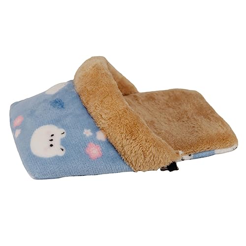 MERRYHAPY Kuschelbett Für Meerschweinchen Schlafsack Für Haustiere Für Hamster Chinchilla Warmes Bett Weiches Material Für Komfort von MERRYHAPY