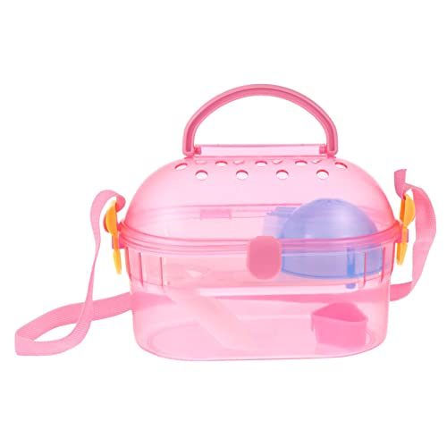 MERRYHAPY Set Aus Tragbarer Hamster Outdoor Tasche Mit Kreativer Chinchilla Box Und Futterbadewanne Ideal Für Zwergkaninchen Und Meerschweinchen Zubehör Perfekt Für Ausflüge Und von MERRYHAPY