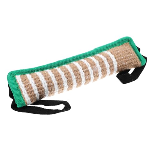 MERRYHAPY Spielzeug Zum Ziehen Von Hunden Spielzeug Zum Schleppen Von Hunden Quietschendes Spielzeug Hund Kissen Spielzeug Schlepperkissen Haustier-trainingsspielzeug Beißpad Für Hunde Jute von MERRYHAPY