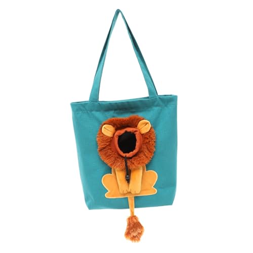 MERRYHAPY Reisetasche Für Katzen Haustier-katzentasche Große Katzentragetasche Hunde-reisetragetasche Mit Löwenmuster Haustier-Canvas-Tasche Leicht Zu Tragen von MERRYHAPY