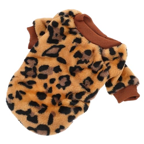 MERRYHAPY hundemantel Dog Raincoat Tierkleidung Entzückender Winterpullover für Haustiere Hundekostüm für den Winter Warme Hundekleidung Winter atmungsaktiver Haustierpullover Korallenvlies von MERRYHAPY