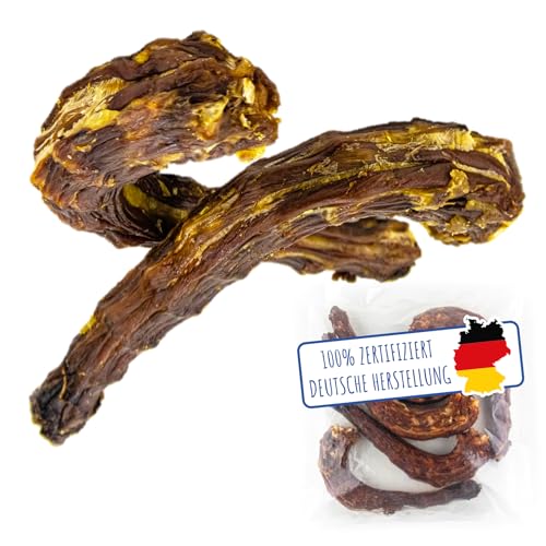 MERVELA Putenhälse für Hunde | 500 Gramm | Qualität aus Deutschland | 100% natürliche Kauartikel | getrockneter Kausnack ohne Zusatzstoffe von MERVELA