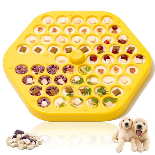 MEWOOFUN Puzzlespielzeug für Hunde, Futterspielzeug für Hunde, für das Training im Qi, langsames Fressen für kleine, mittelgroße und große Hunde, Level 1 von MEWOOFUN