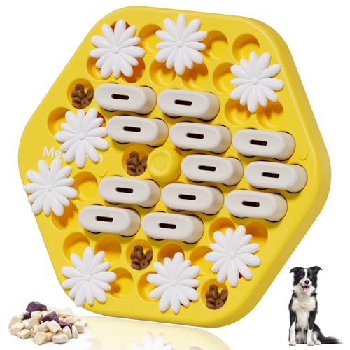 MEWOOFUN Puzzlespielzeug für Hunde, Futterspielzeug für Hunde, für das Training im Qi, langsames Fressen für kleine, mittelgroße und große Hunde, Level 3 von MEWOOFUN