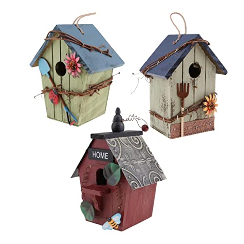 3 Vögel Papageien Vogelhaus Haus/31/1048 von MFCOSW