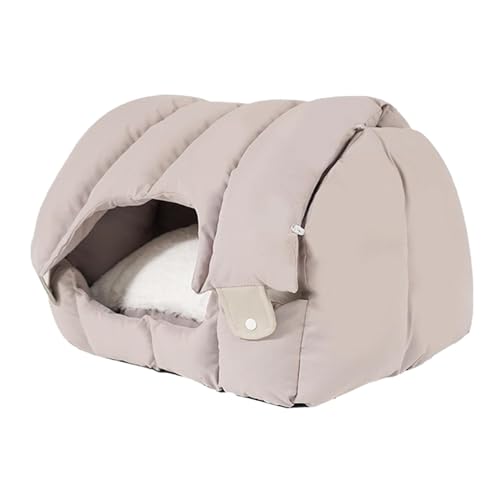 MFCOSW Katzenbett, Hundebetten, Versteck, Bequeme Katzen-Schlafunterlage, Hüttenkissen, halbgeschlossenes Haustierbett for Katzen, Hunde, Haustiere, Zubehör/1241/1165 von MFCOSW