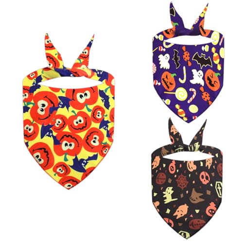 3Pack Festives Hund Headscarf Haustier Dreiecke Form Schal 3Pack Festives Hund Headscarf Haustier Dreiecke Form Schal von MHADBKH