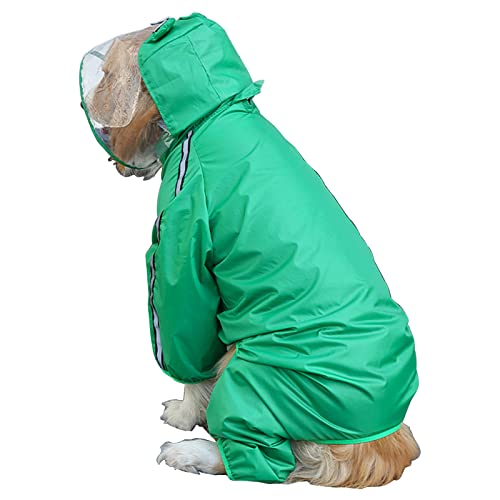 Hundeponcho mit Kapuze für kleine bis 5XL-große Hunde und Welpen mit Welpenregenponcho Regen von MHADBKH