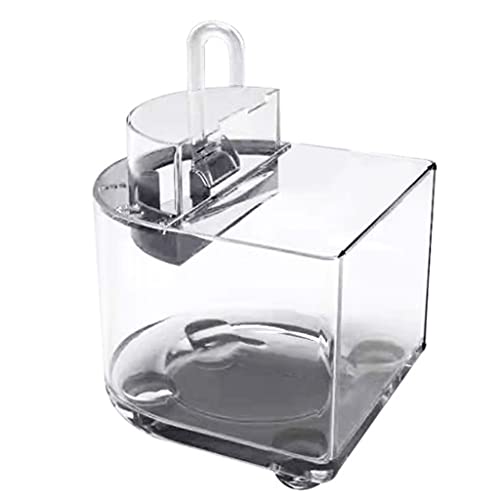 MHADBKH Acryl Desktop Fisch für tragbare Fischschalen Transparent Aquarium mit Filtration von MHADBKH