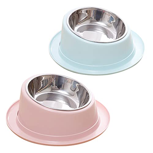 MHADBKH Anti Vomiting 15°Tilted Elevated Dog for Bowl Raised Dog for Feeder Food Bowls for Dog Bowl Raised for F von MHADBKH